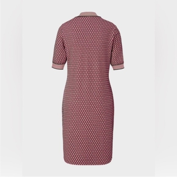New! Marc Cain Kitted Polo Dress - Picture 7 of 12